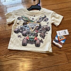 Baby Boys Monster Jam T-shirt Size 12 Months NEW